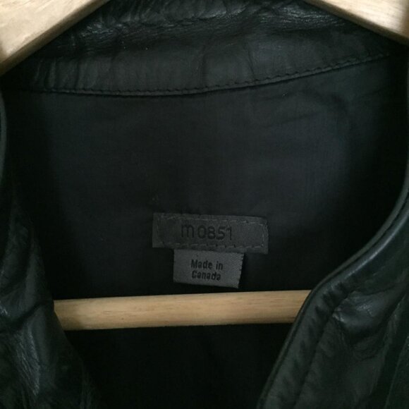 m0851 Leather Jacket Size L Made in Canada Vintage - Picture 8 of 13